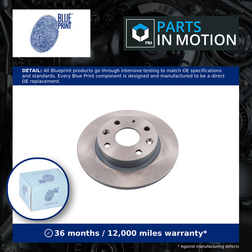 Brake discs pair solid fits - brake,