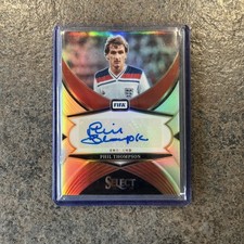Phil Thompson Auto Panini