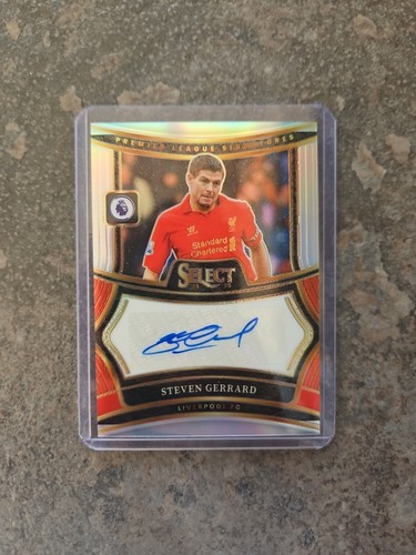 Steven gerrard auto panini - steven,