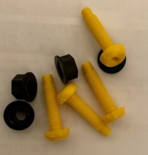 Car Number plate Bolts Yellow