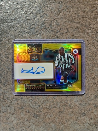 Andy cole auto panini - andy, 10/10